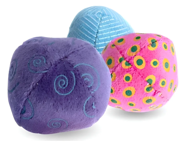 PACK PELOTAS GATO X 3 CON SONIDO JUG74039N