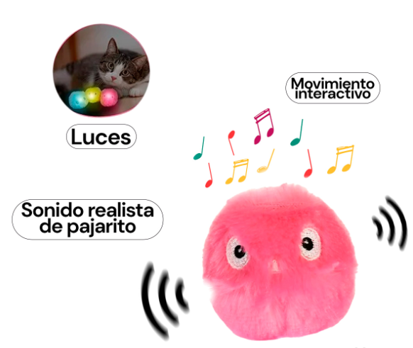 POMPON ELECTRONICO BIRD-E (SONIDO PAJARO)