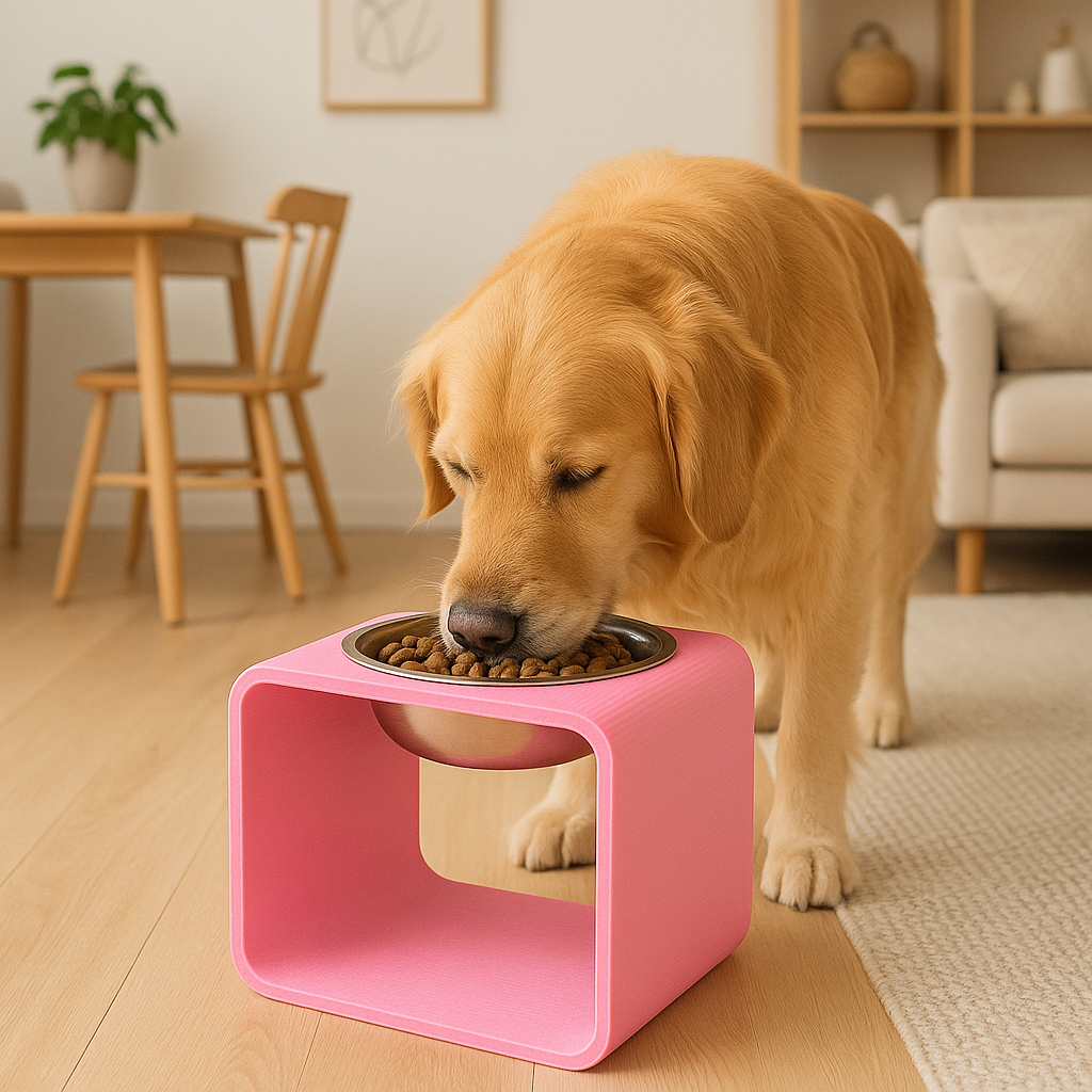 COMEDERO CUBO SIMPLE GR (21.5cm)