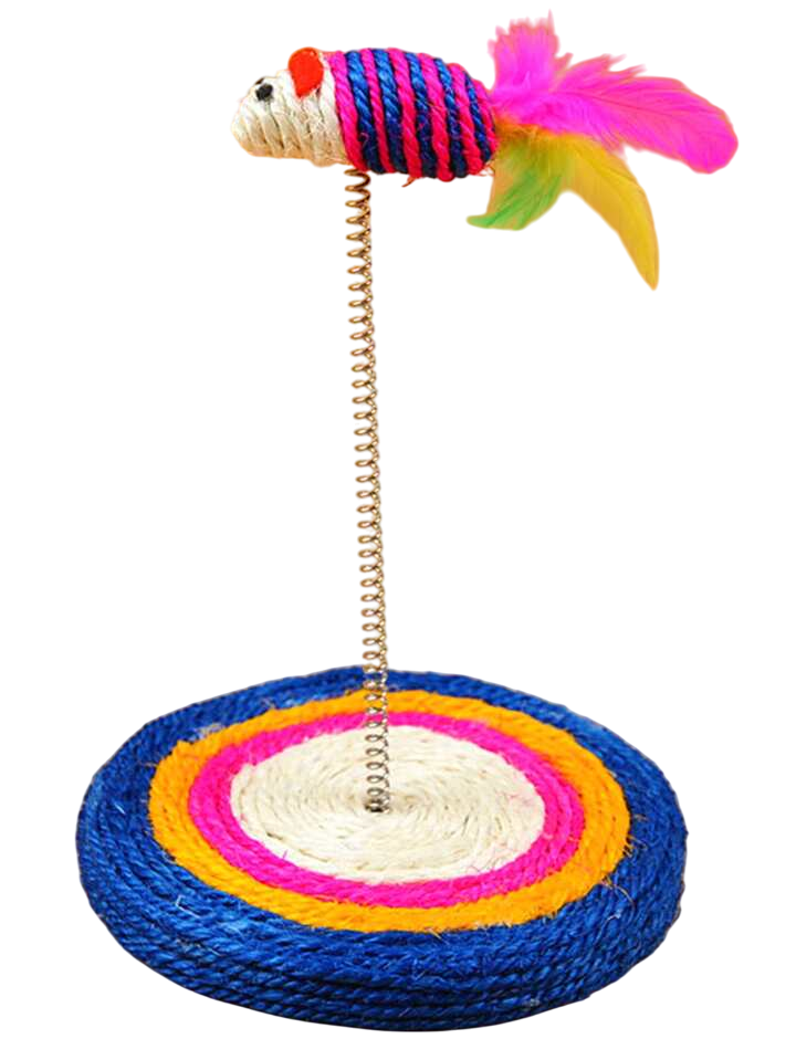 JUGUETE BASE SISAL CON RATA